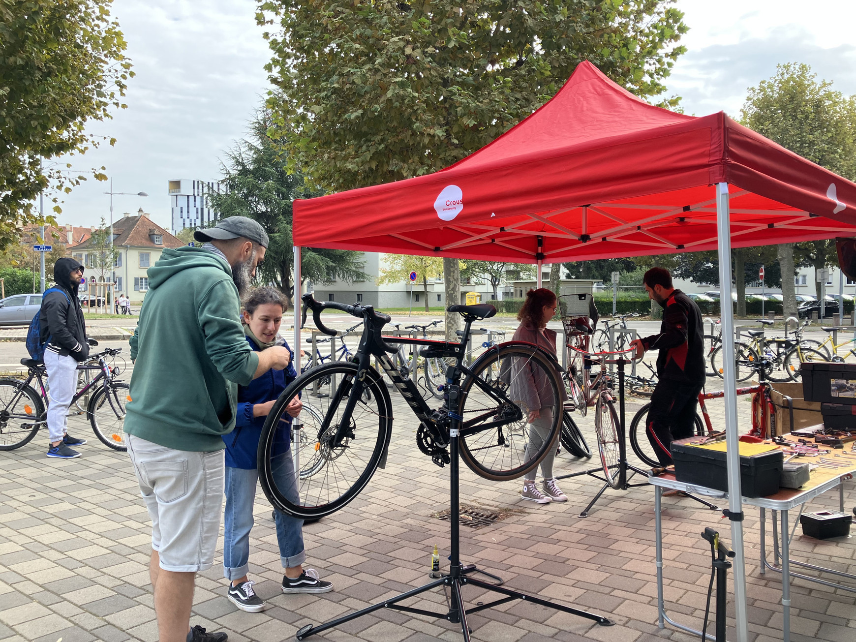 ©Lou Surrans Bretz'Selle, des ateliers réparation vélos pour les étudiant·es