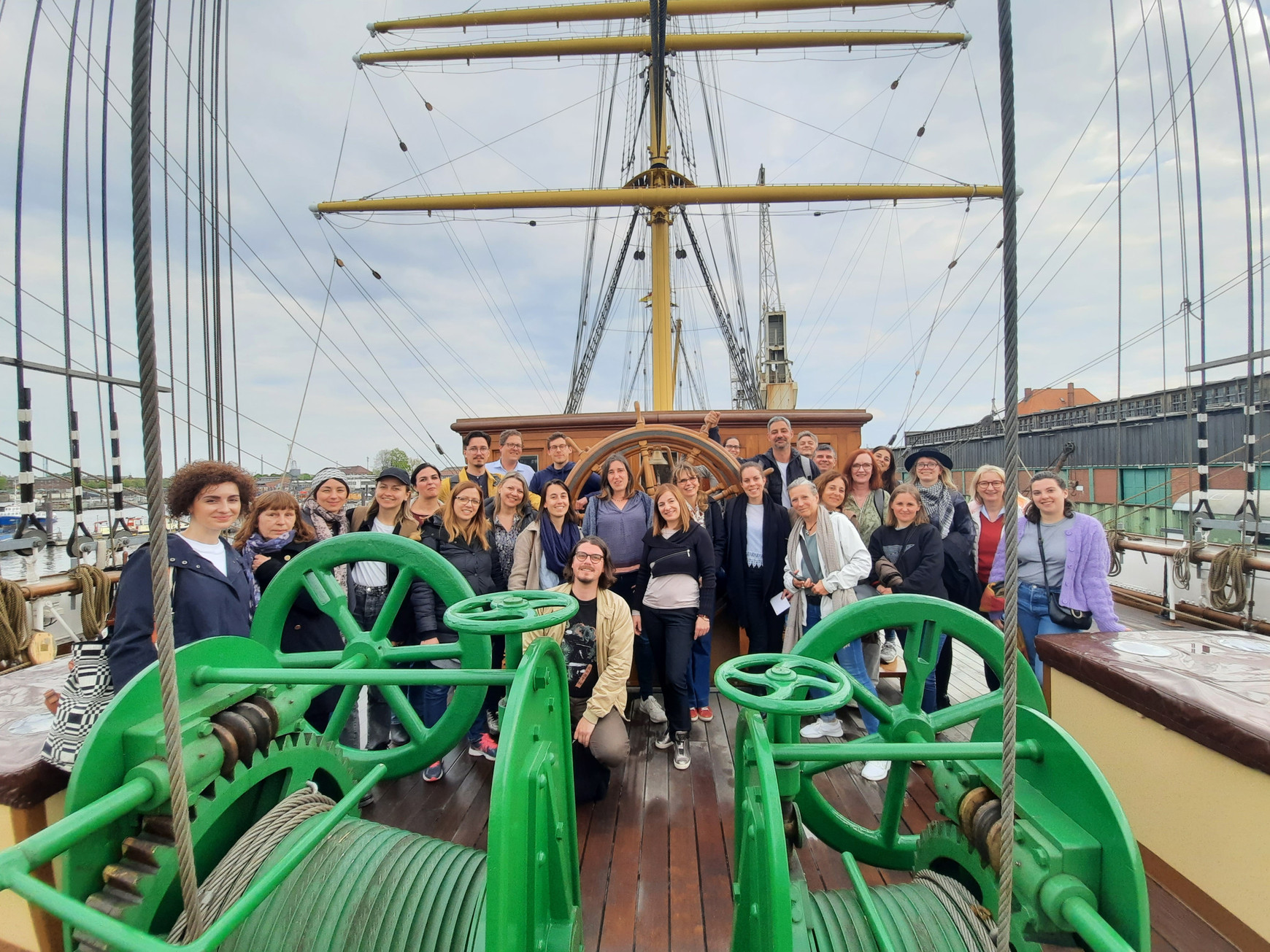 L'ensemble des partenaires du projet STAR Cities lors du séminaire à Hambourg en Mai 2022. © Léa Fichepoil Bilan positif du projet de coopération européenne STAR CITIES
