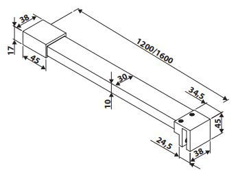 Barre support ASSUP10