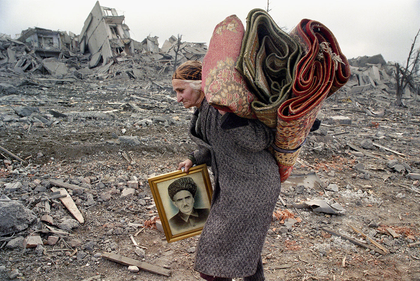 Grozny, Tchétchénie, février 2000 © Éric Bouvet Éric Bouvet 40 ans sur tous les fronts