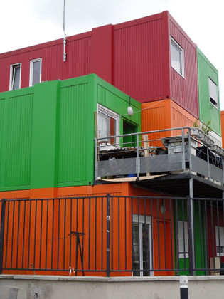 Des maisons originales: vivre dans un container à Saint-Nazaire