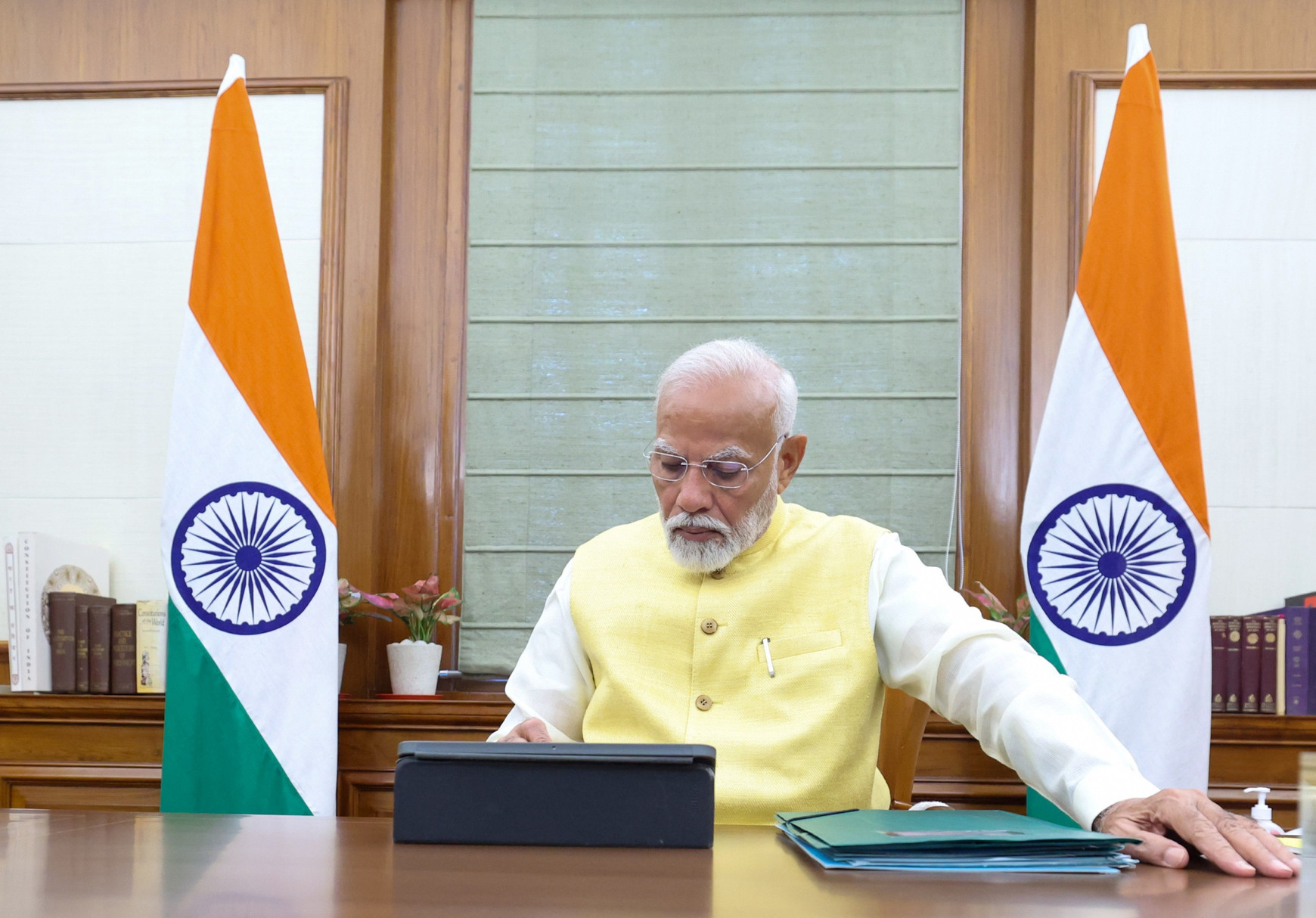 Shri Modi prend ses fonctions de Premier ministre indien en juin 2024. Source : www.narendramodi.in Bruno Philip - Inde. Narendra Modi sous pression.