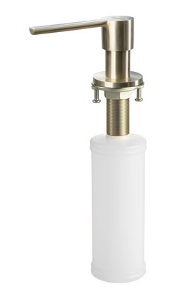 DISTRIBUTEUR SAVON ROND PVD DORE CLAIR
