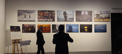 "Une année sans nulle autre pareille" - une exposition de l'AFP au Musée Mer Marine