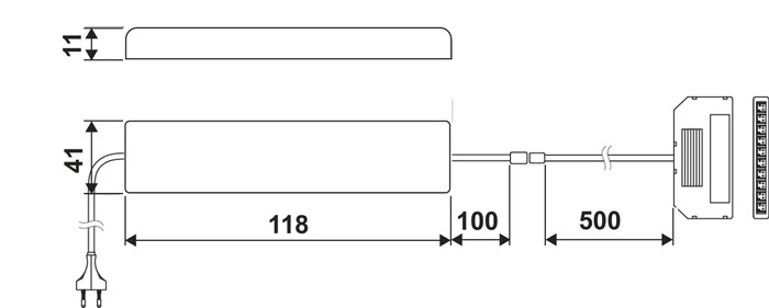 #CONVERTISSEUR DOM 6W 12V DE SPOT SLD050