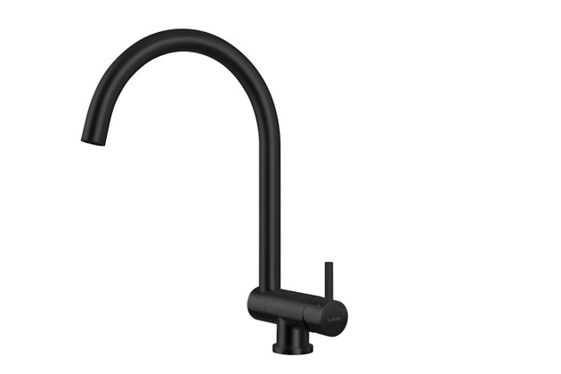 MITIGEUR EVIER BASCULANT PVD NOIR MAT