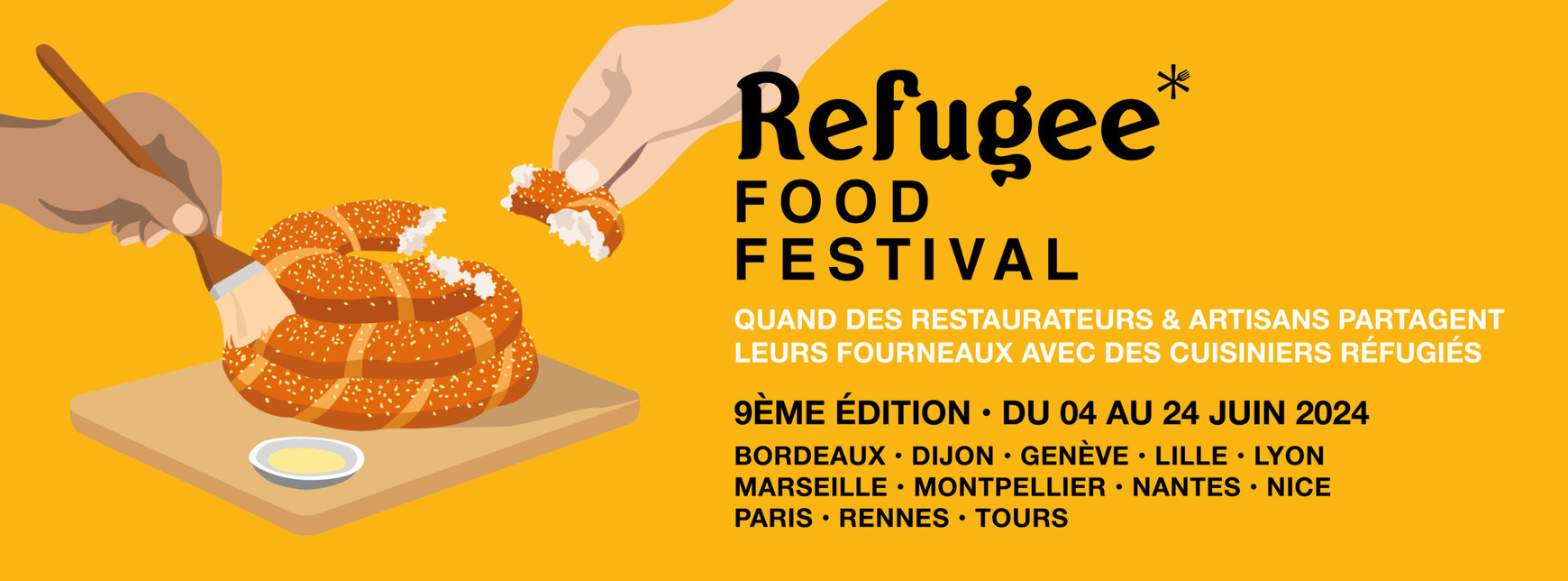 Refugee Food Festival Le Refugee Food Festival revient à Lille du 17 au 22 juin
