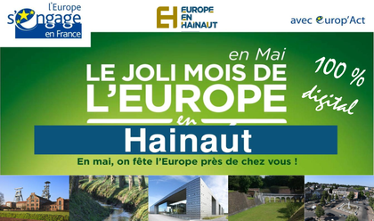 Un mois pour sensibiliser à l'action de l'Europe en Hainaut