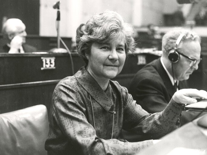 Ilse Elsner (SPD, Germany) in the European Parliament of the Six in 1969 © European Union Yesterday’s Women in the European Assembly