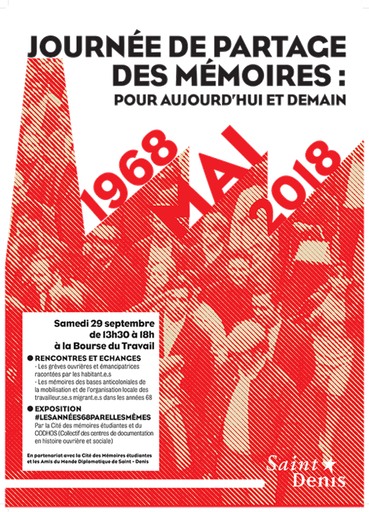 Remue-mémoires : les années 68 à Saint-Denis