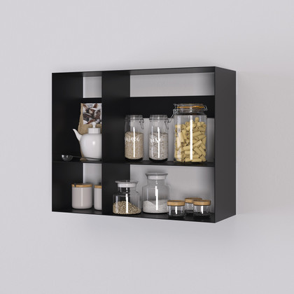 ETAGERE HOOK RECT NOIRE SS TIR