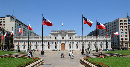 Mappemonde : Santiago de Chile