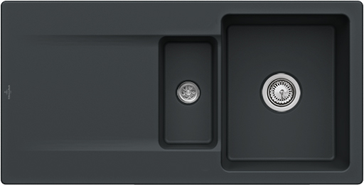 EVIER SILUET 60R 1,5B 1E PUR BLACK