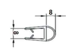 JOINT VERTICAL BALLON POUR PAROI 8MM