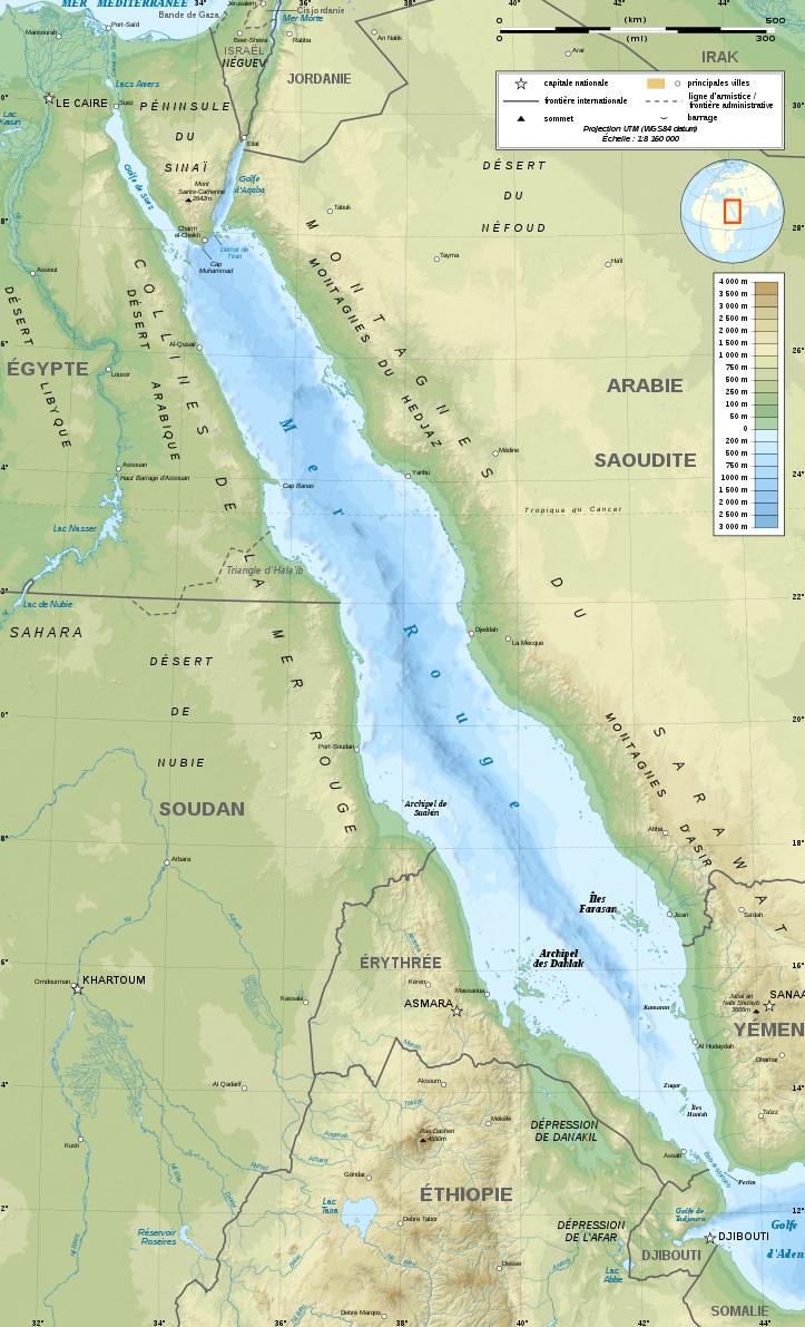 @Wikimedia Commons La crise en Mer rouge