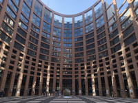 À Strasbourg, l’emblématique architecture du Parlement européen