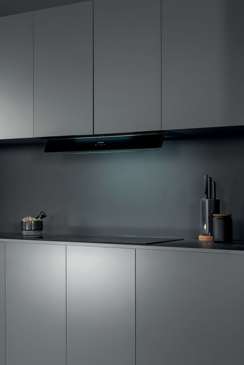 Hotte encastrable Silverline Céléno 90 cm coloris Inox H50990 015 - Privadis