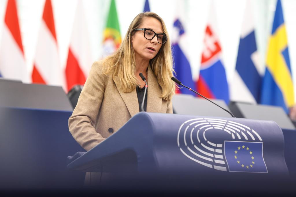 © Parlement européen Le groupe identité et démocratie lance sa campagne pour les européennes 2024, avec Virginie Joron