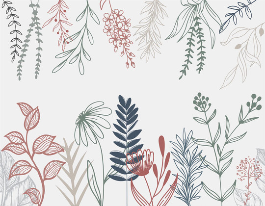 FOND HOTTE 90 FLORAL