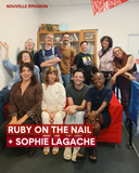 Ruby on the nail + Sophie Lagache