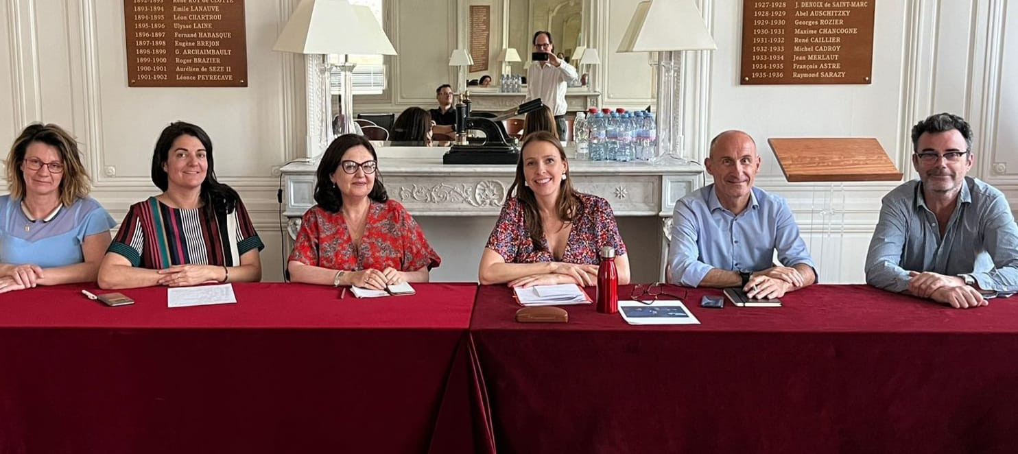 © Institut des avocats bilingues. Le bureau de l'IAB lors de l'assemblée générale de juin 2024. L'institut des avocats bilingues, une spécificité bordelaise
