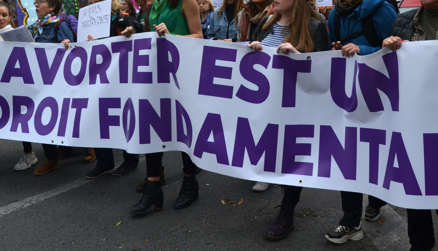 @jeanne menjoulet Manifestation pour le droit à l'avortement