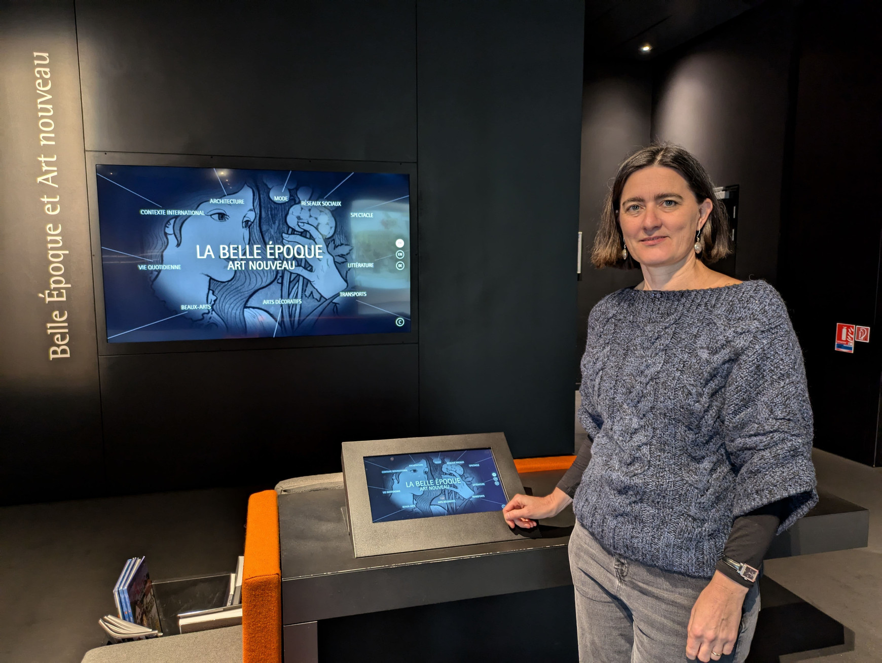 Véronique Brumm, directrice du Musée Lalique © Maud de Carpentier De nouveaux outils médias au Musée Lalique de Wingen-sur-Moder