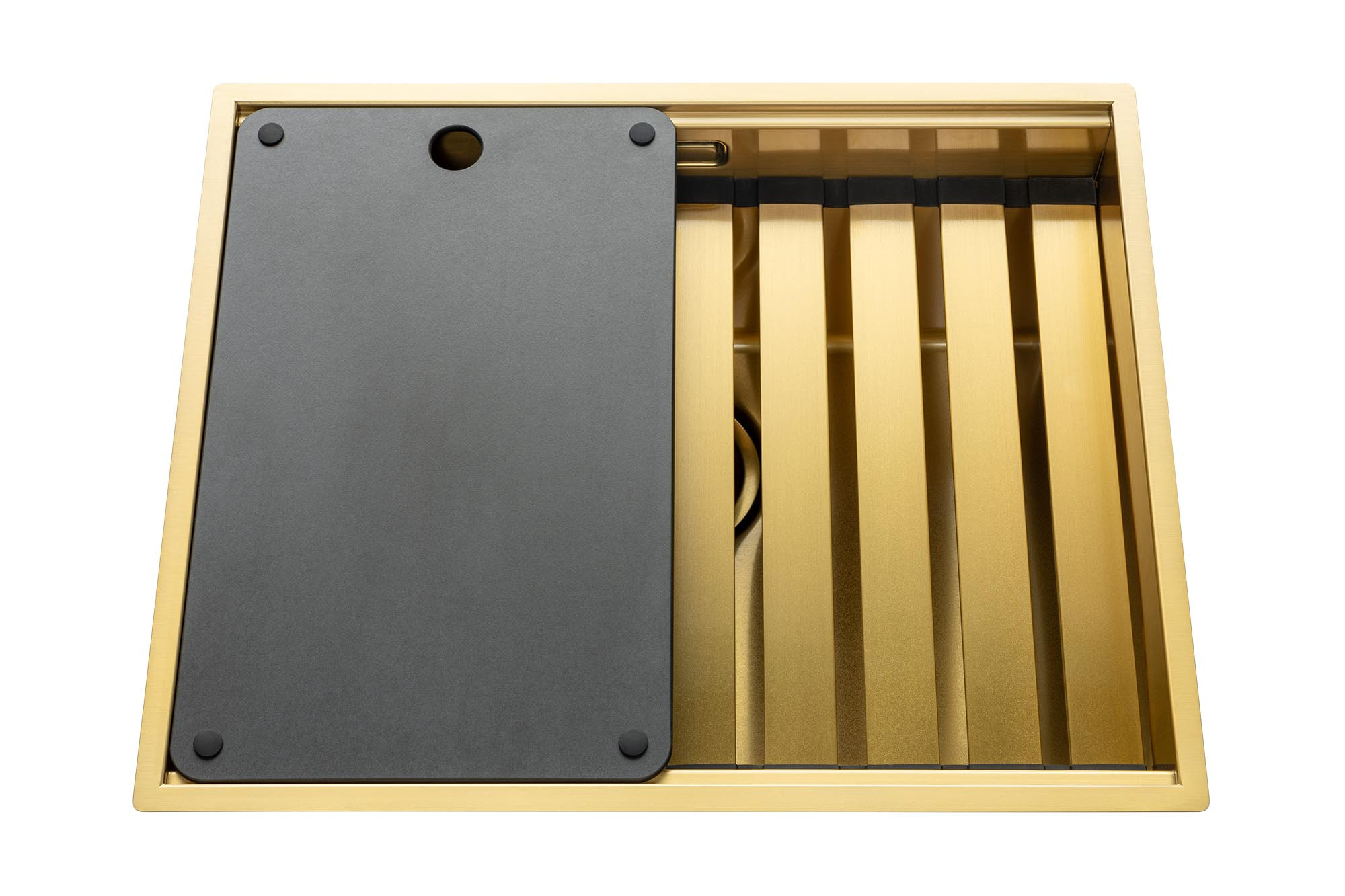 Legato + Inox avec traitement PVD Or mat