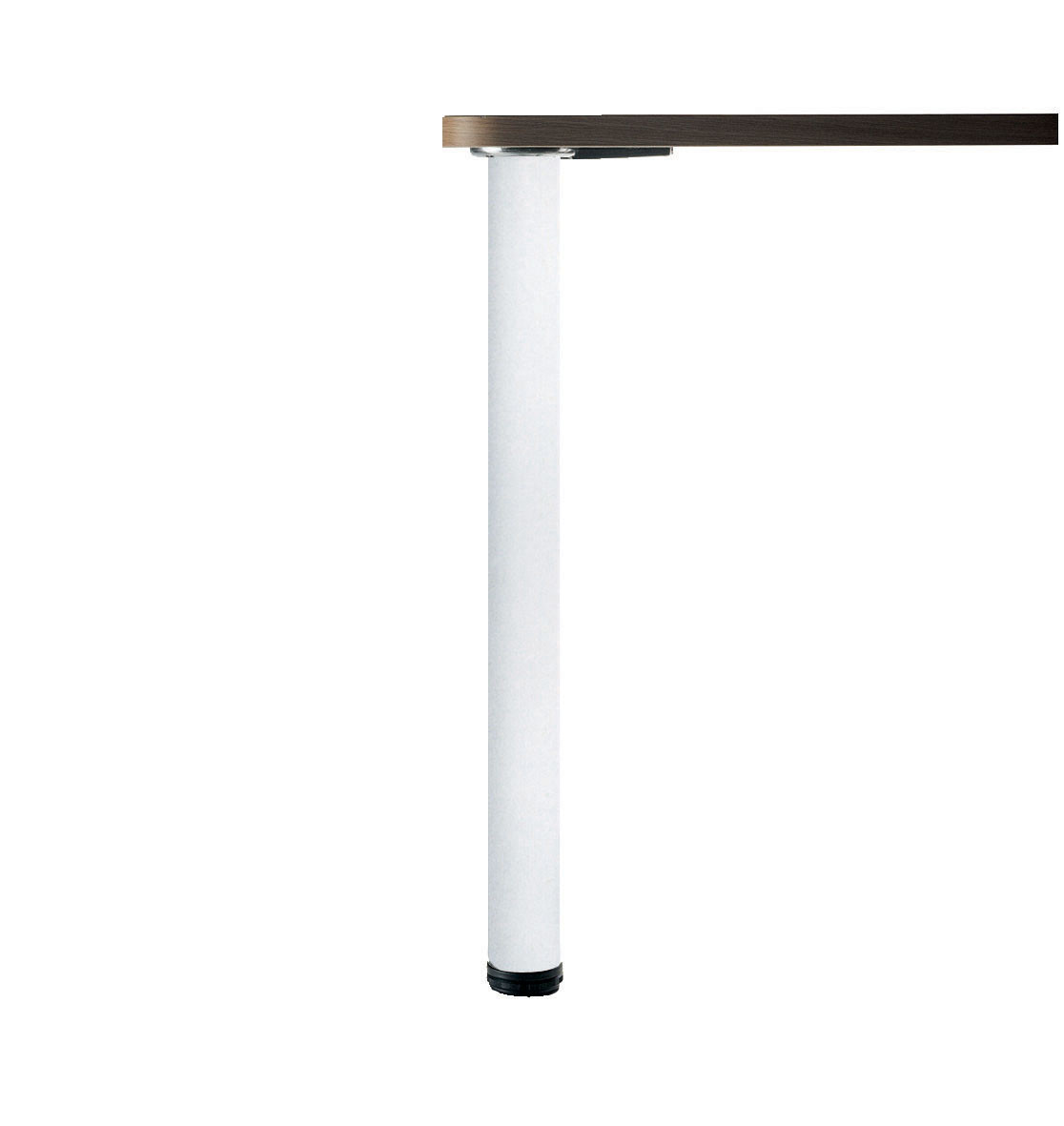 Pied rond basique Blanc 890 mm