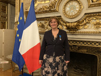 Dorothée Merville-Durand récompensée pour son engagement européen