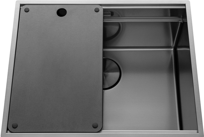 Legato + Inox avec traitement PVD Gun metal mat