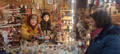 Un chalet arménien au marché de Noël de Strasbourg