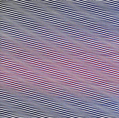 Cataract 3 - 1967 de Bridget Riley - 3 minutes pour une œuvre