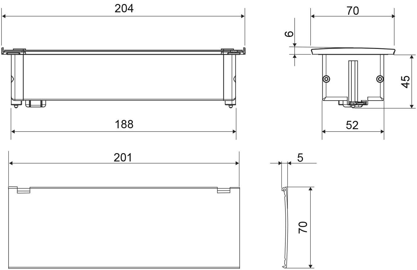 Schéma de «  Open Aspect inox  »