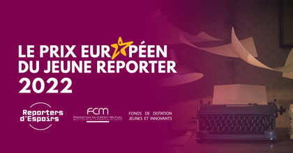 Lancement du prix européen du jeune reporter