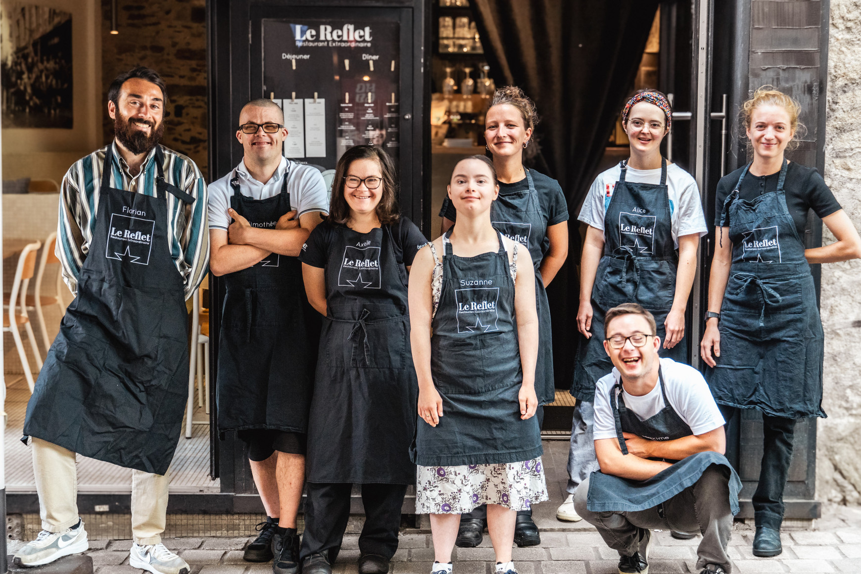 © Amandine Perraud - L'équipe du Reflet Le Reflet : à Nantes, le premier restaurant inclusif de France