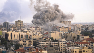 © Wikimedia Commons - Jaber Jehad Badwan (L’enclave palestinienne gît sous les bombes israéliennes depuis l’attaque du Hamas le 7 octobre 2023.) Aujourd'hui en Europe - 21 mai