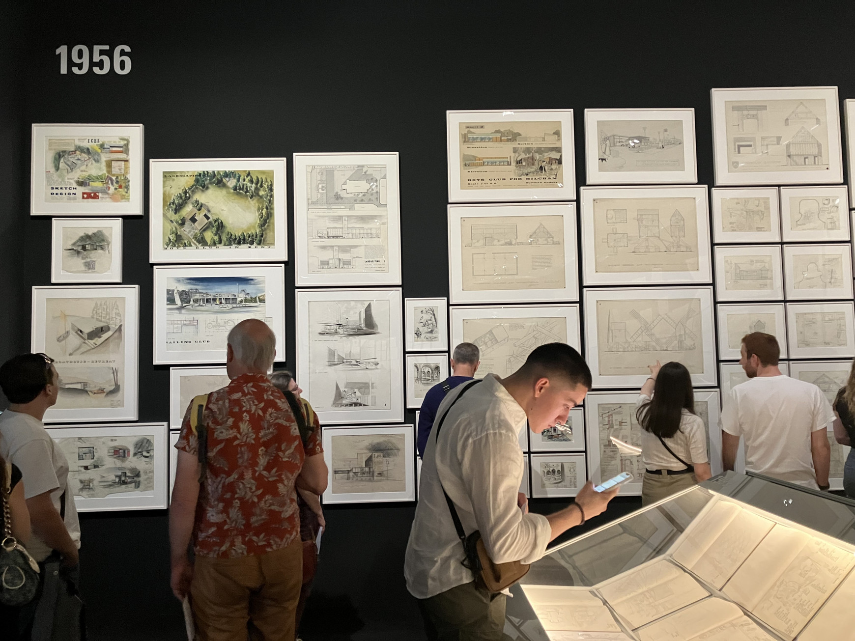 L'exposition est ouverte jusqu'au 7 août.© Lou Surrans L'architecte du viaduc de Millau célébré au Centre Pompidou