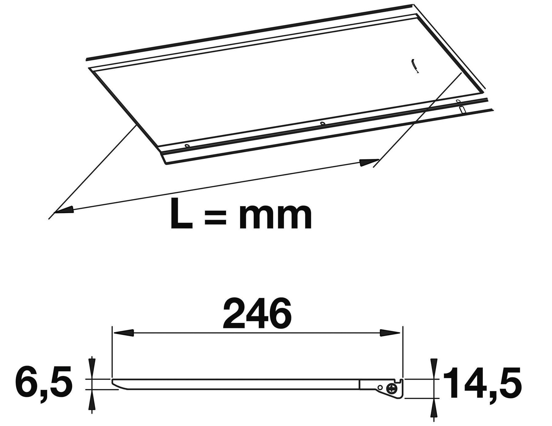 Schéma de «  Radia Aluminium  »