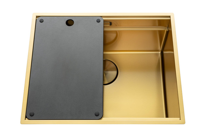 Legato + Inox avec traitement PVD Or mat