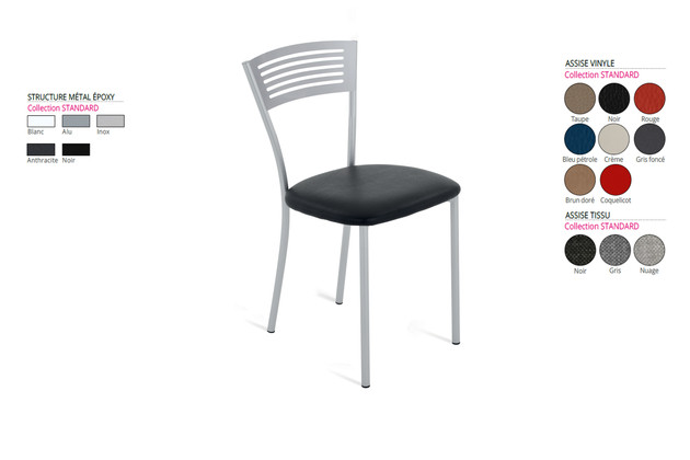 EDDY HTABLE ALU VINYLE NOIR