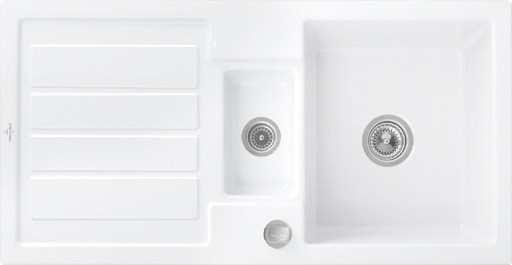 EVIER FLAVIA 60 1B1VS 1E BLANC