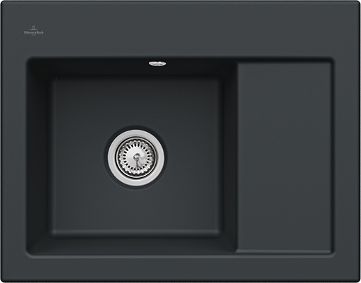 EVIER 45 COMPACT 1B1ED PUR BLACK