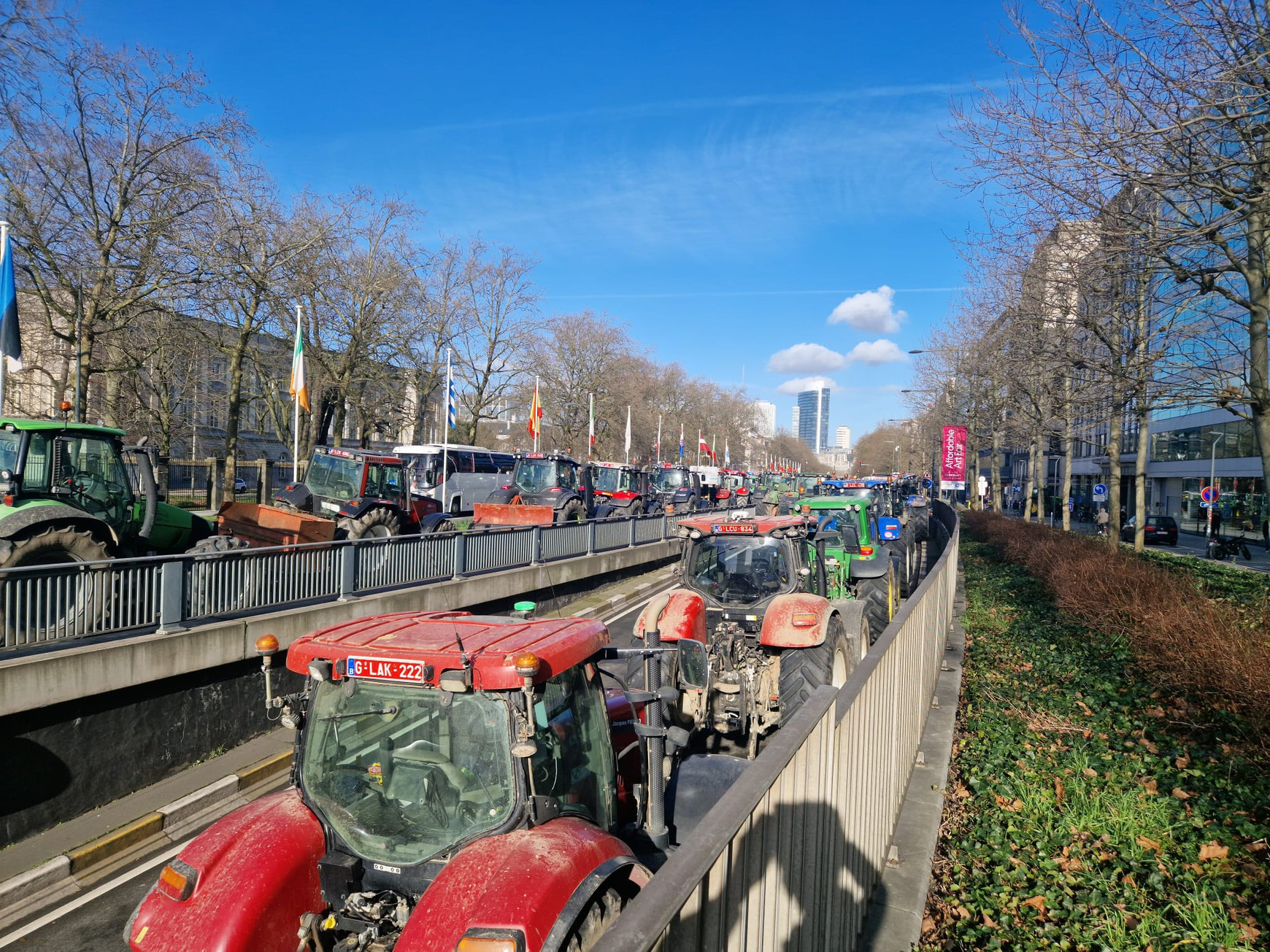 © Joris Schamberger - euradio Bruxelles La colère des agriculteurs en Europe