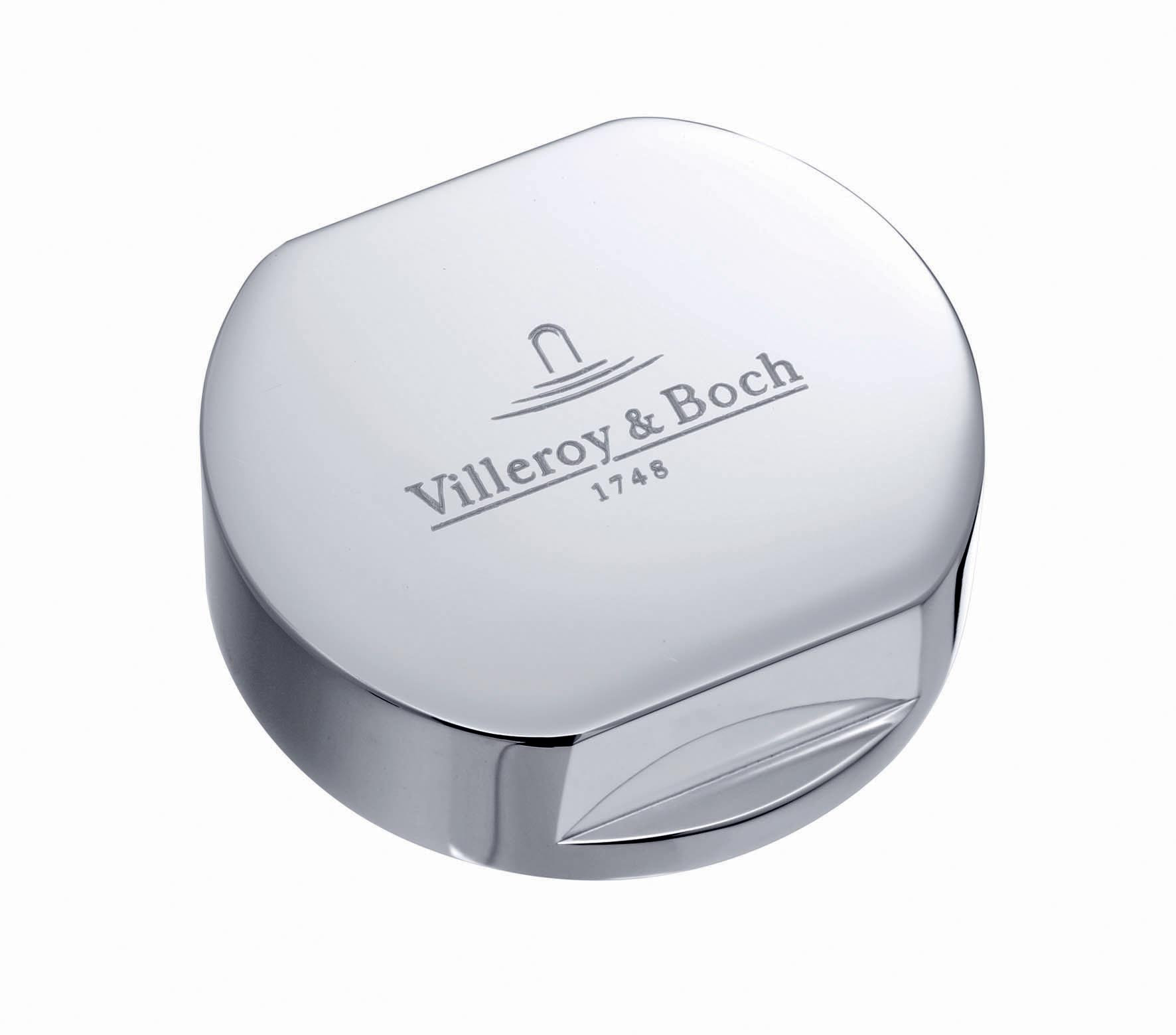 Bouton Villeroy & Boch chromé