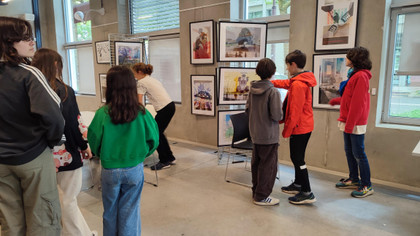 Une exposition franco-allemande réunit des collégiens de deux quartiers nantais