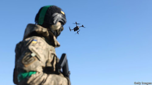 Drone en Ukraine. Source: Thierry Ehrmann - Trong Khiem Nguyen Comment les drones changent-ils la guerre ?