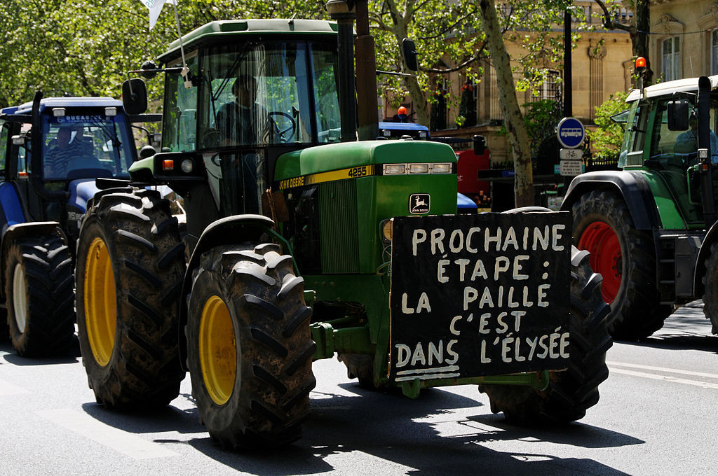 © Croquant / Wikimedia Commons - Manifestation agriculteurs 27 avril 2010 Paris La Politique Agricole Commune