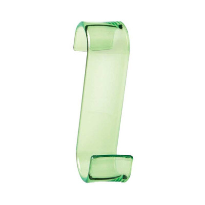 CROCHET RADIATEUR VERT ACIDE TRANSPARENT