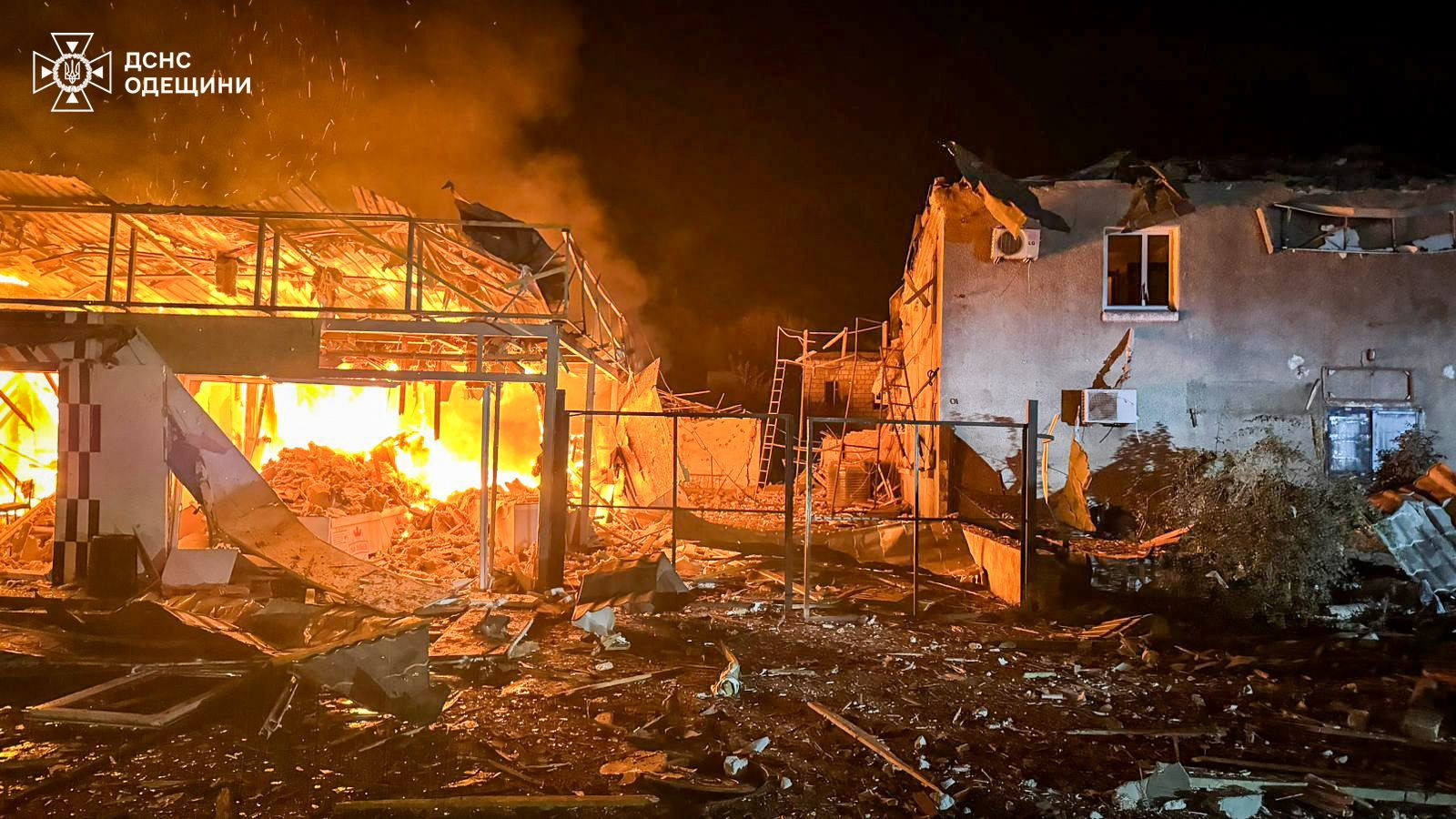 Une attaque russe sur Odessa en septembre 2025. Source : Service des secours ukrainiens Tetyana Ogarkova – Retour sur une situation toujours critique en Ukraine